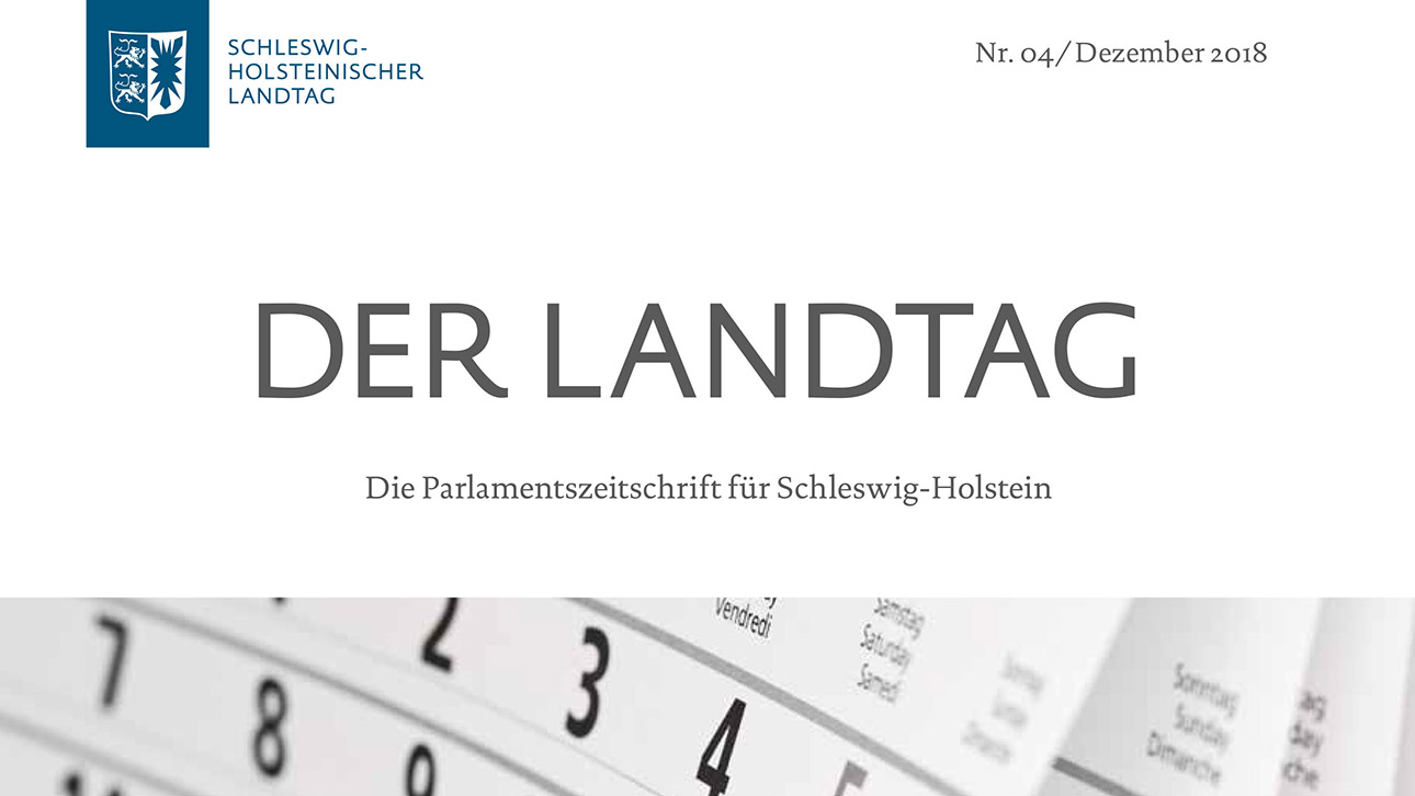 Titelseite der Landtagszeitschrift