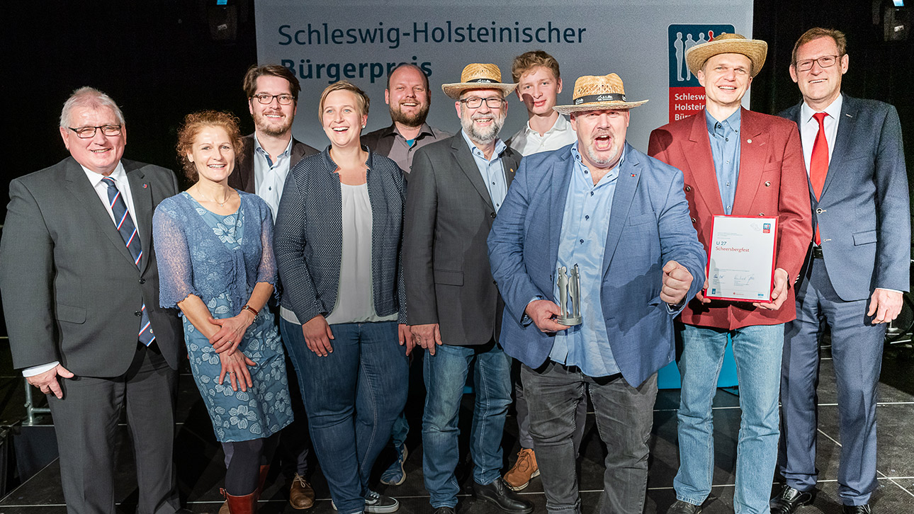 Die Gewinner in der Kategorie „U27“: das „Scheersbergfest“ der Internationalen Bildungsstätte Jugendhof Scheersberg