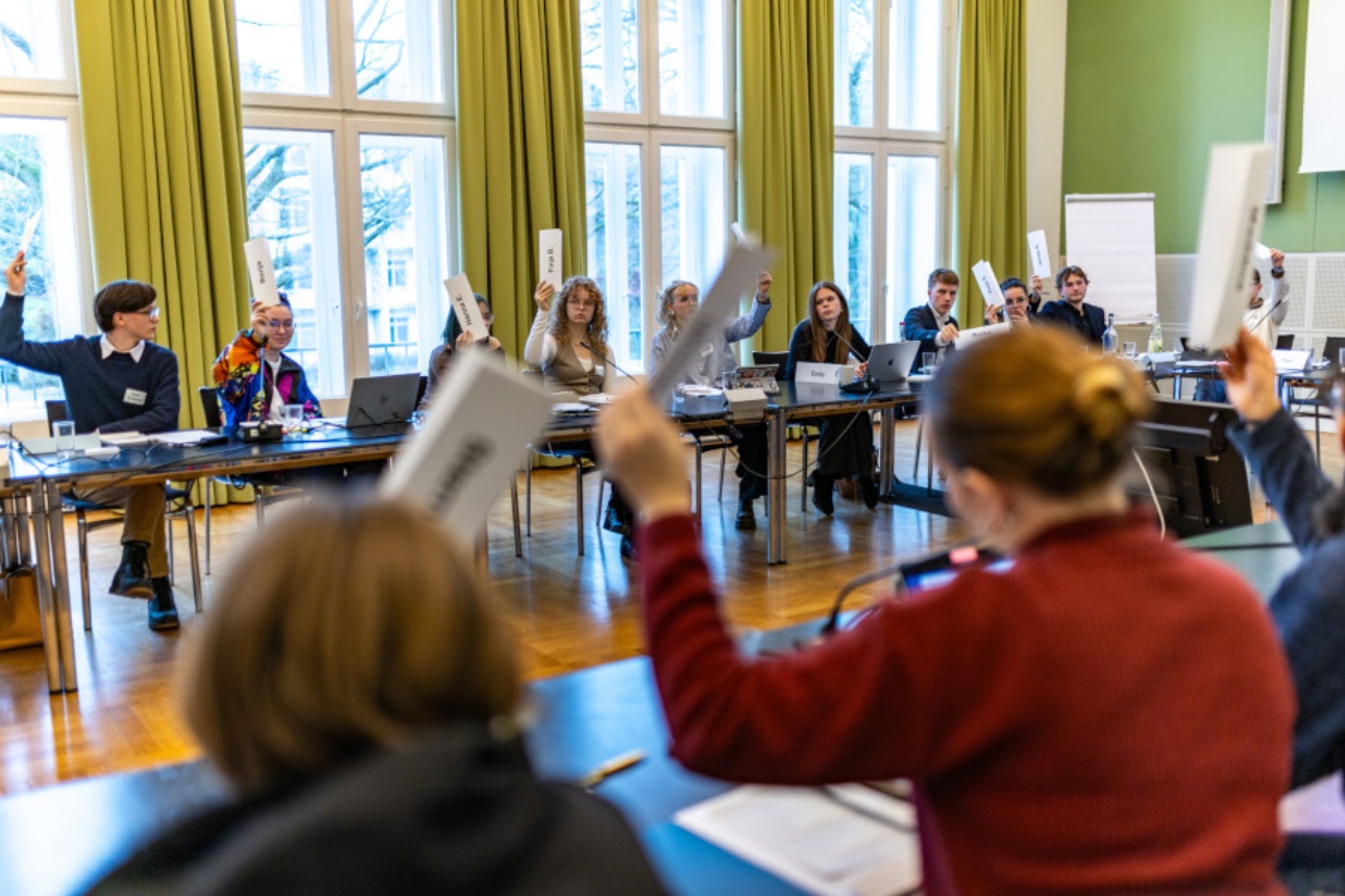 Abstimmung im Arbeitskreis