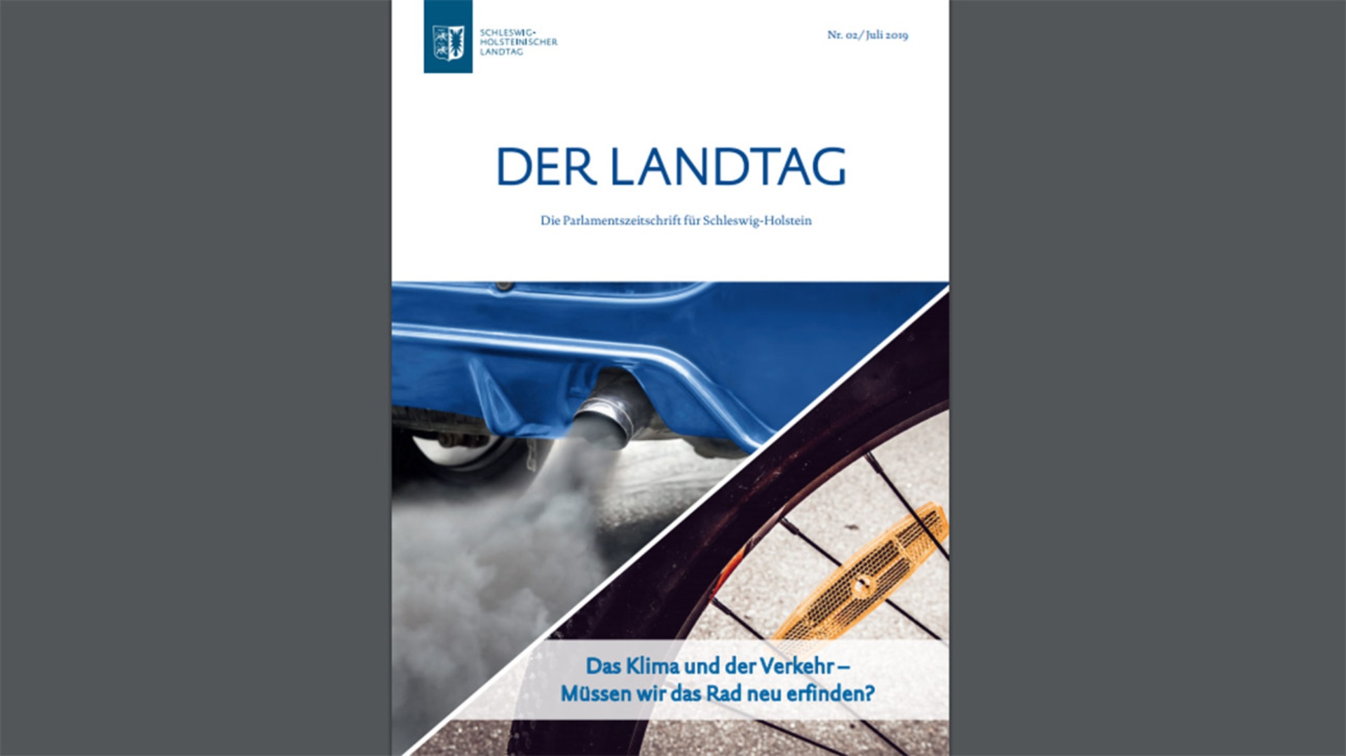 Titelbild Landtagszeitschrift Juli 2019 © Grafik: Stamp Media