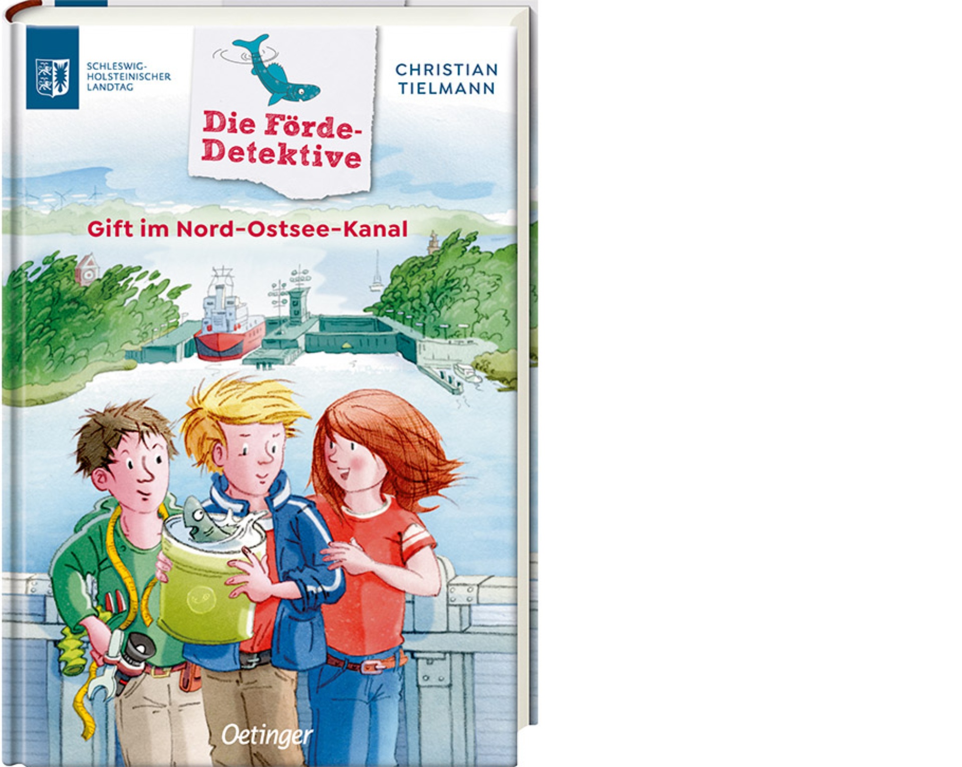 Bucheinband: Die Förde-Detektive. Gift im Nord-Ostsee-Kanal