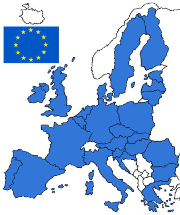 Europa, Regeln Karte der EU, Überschrift: Regeln