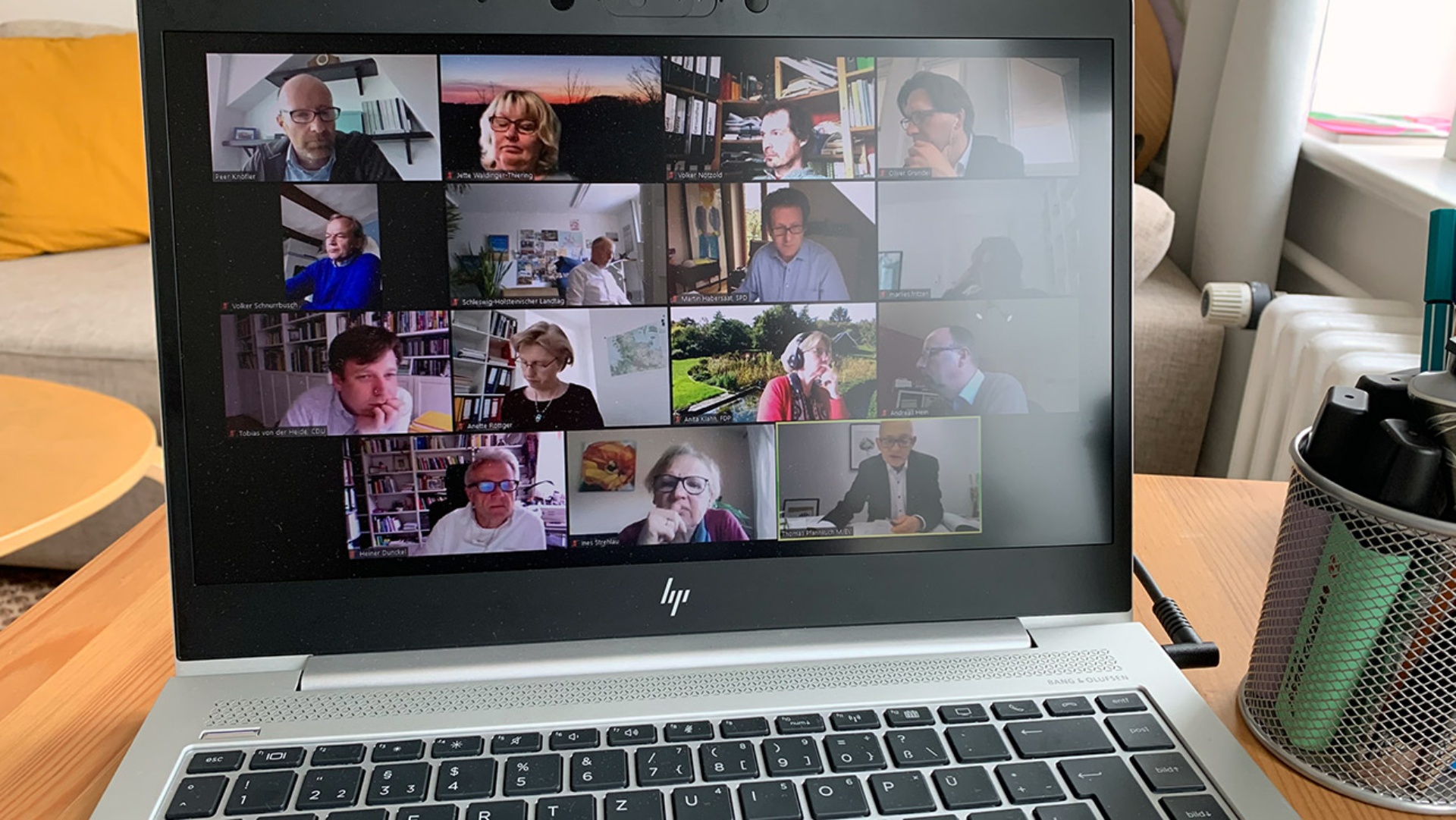 Der Bildungsausschuss tagt in einer Videokonferenz.
