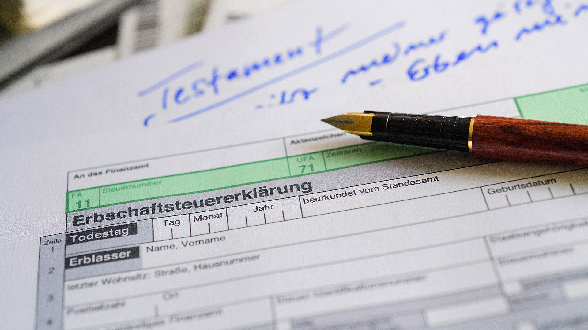 Symbolbild Erbschaftsteuer
