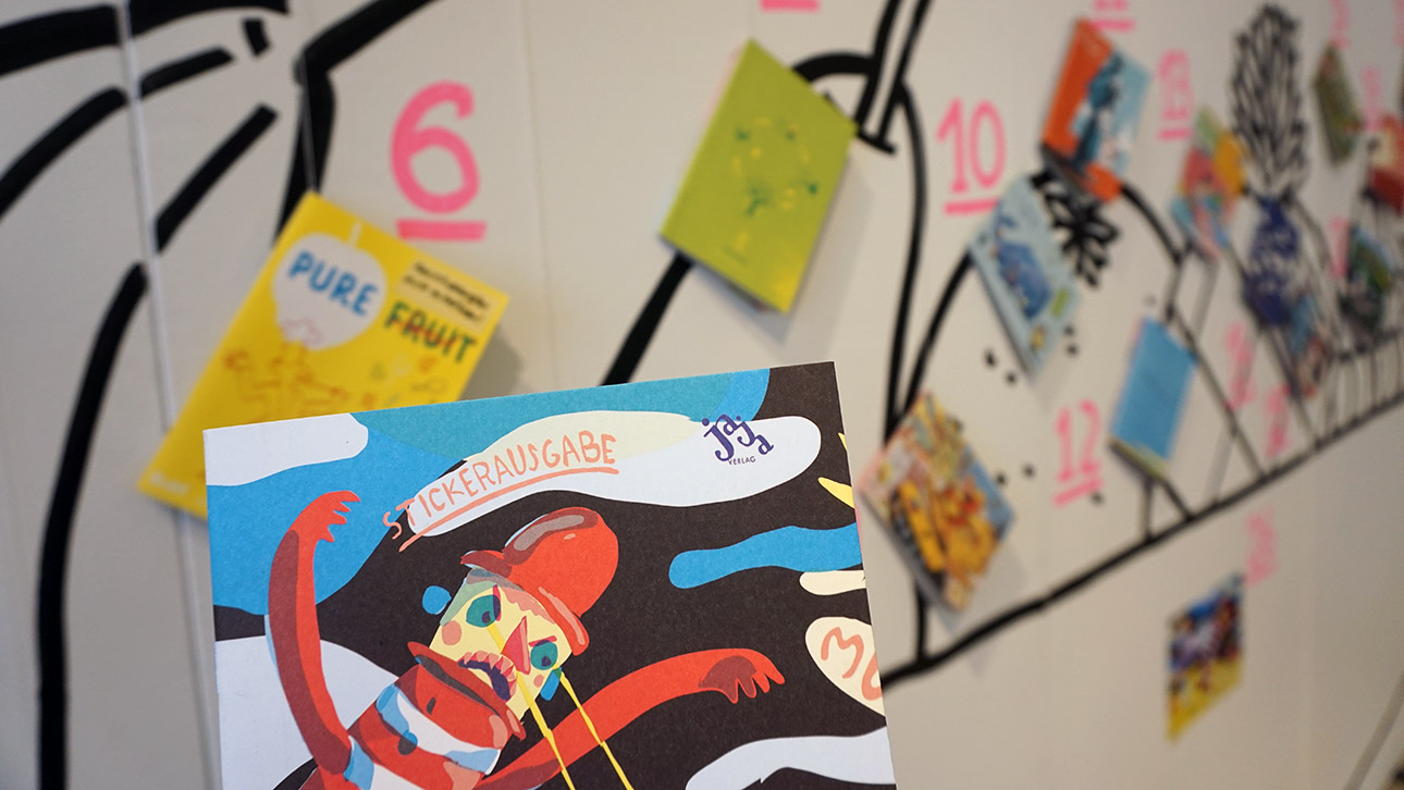 Eröffnung Comic-Ausstellung Stickerheft 