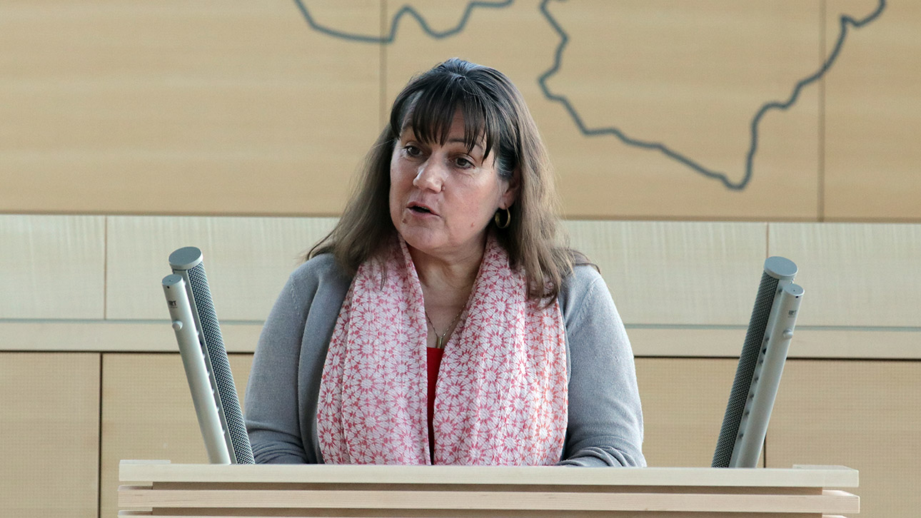 Eröffnung Comic-Ausstellung Landtagsvizepräsidentin Beate Raudies 