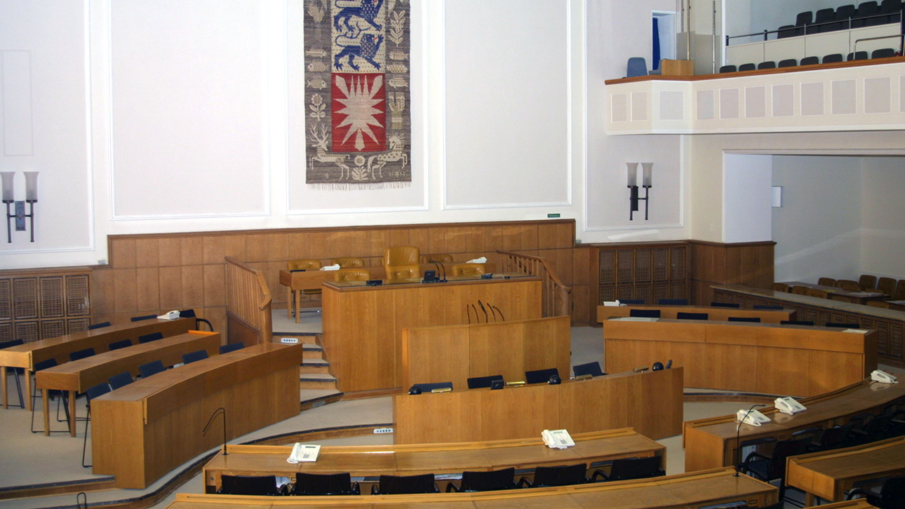 Blick in den alten Plenarsaal