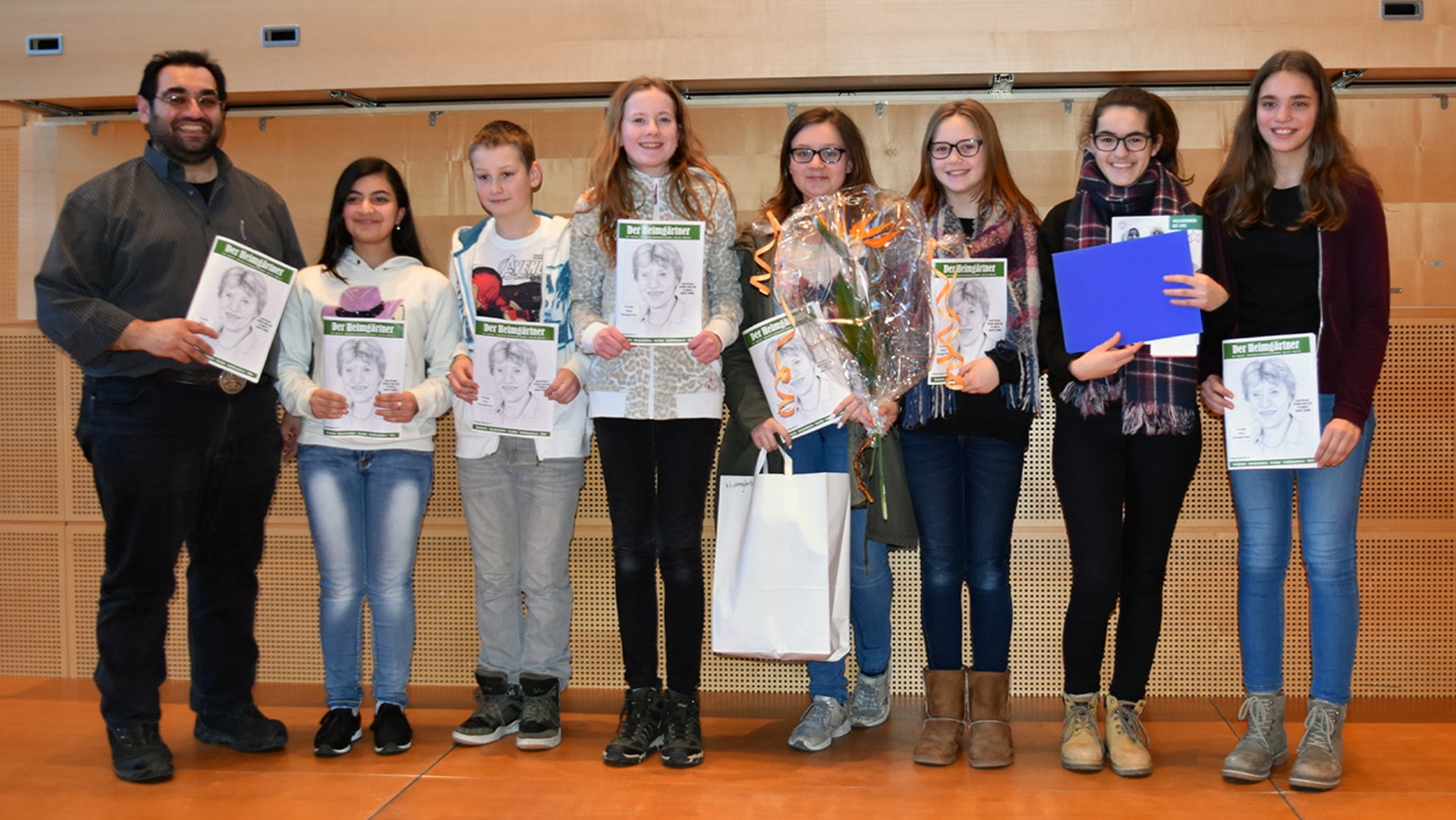 Mit der Schülerzeitung "Der Heimgärtner" belegte die Gemeinschaftsschule Am Heimgarten in Ahrensburg einen ersten Platz.