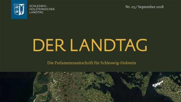 Ein Ausschnitt vom Deckblatt der Landtagszeitschrift Nr. 3 / 2018