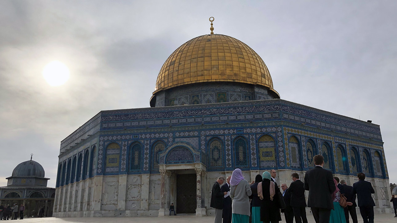 Auf dem Tempelberg: Die Al Aqsa Moschee (29.11.)
