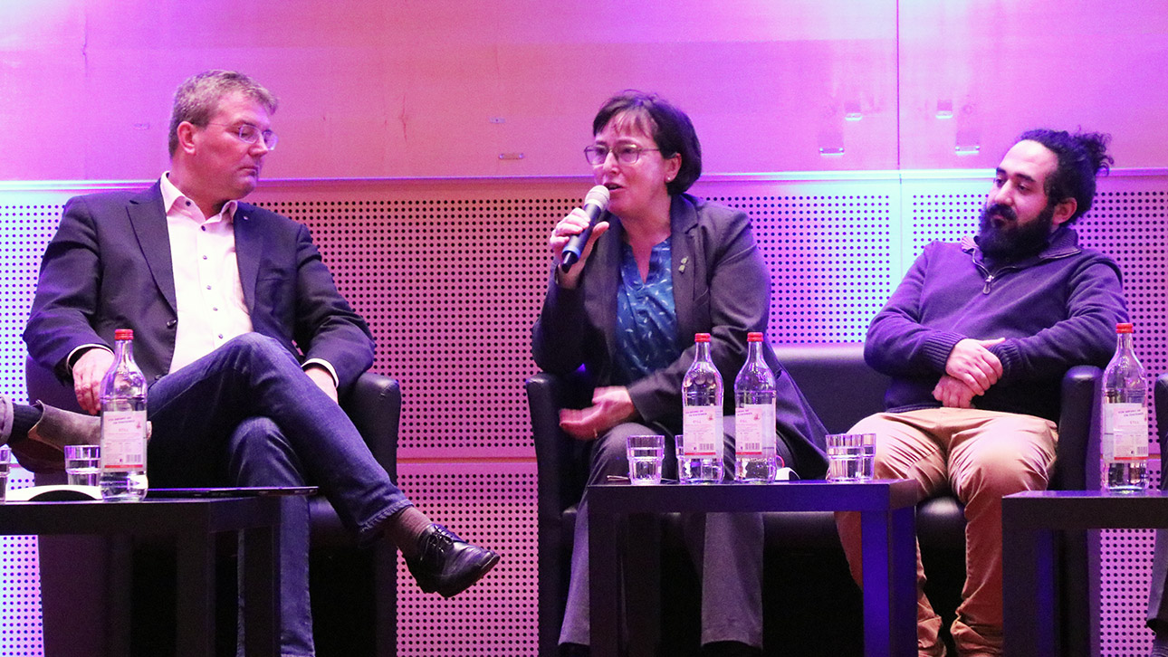 Eka von Kalben in der Gesprächsrunde