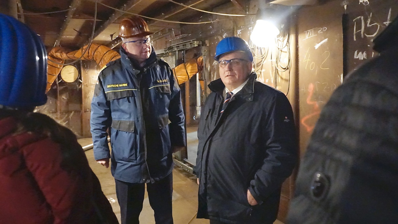 Unter Deck auf der Gorch Fock