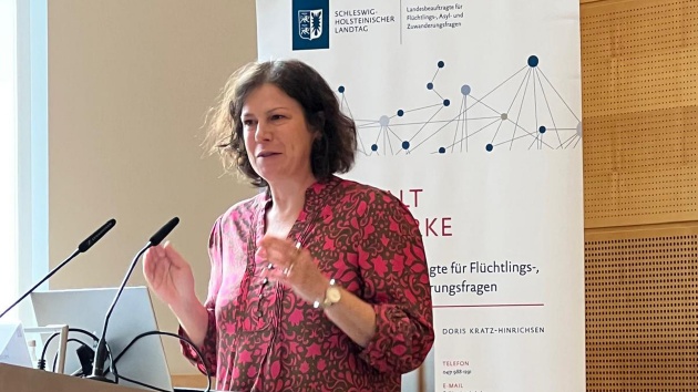 Landtagspräsidentin Kristina Herbst auf der Fachtagung Perspektiven für unsere Einwanderung