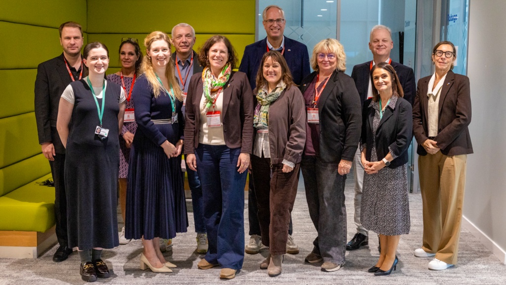 Gruppenbild im Rahmen der Informationsreise des Ältestenrates nach Schottland