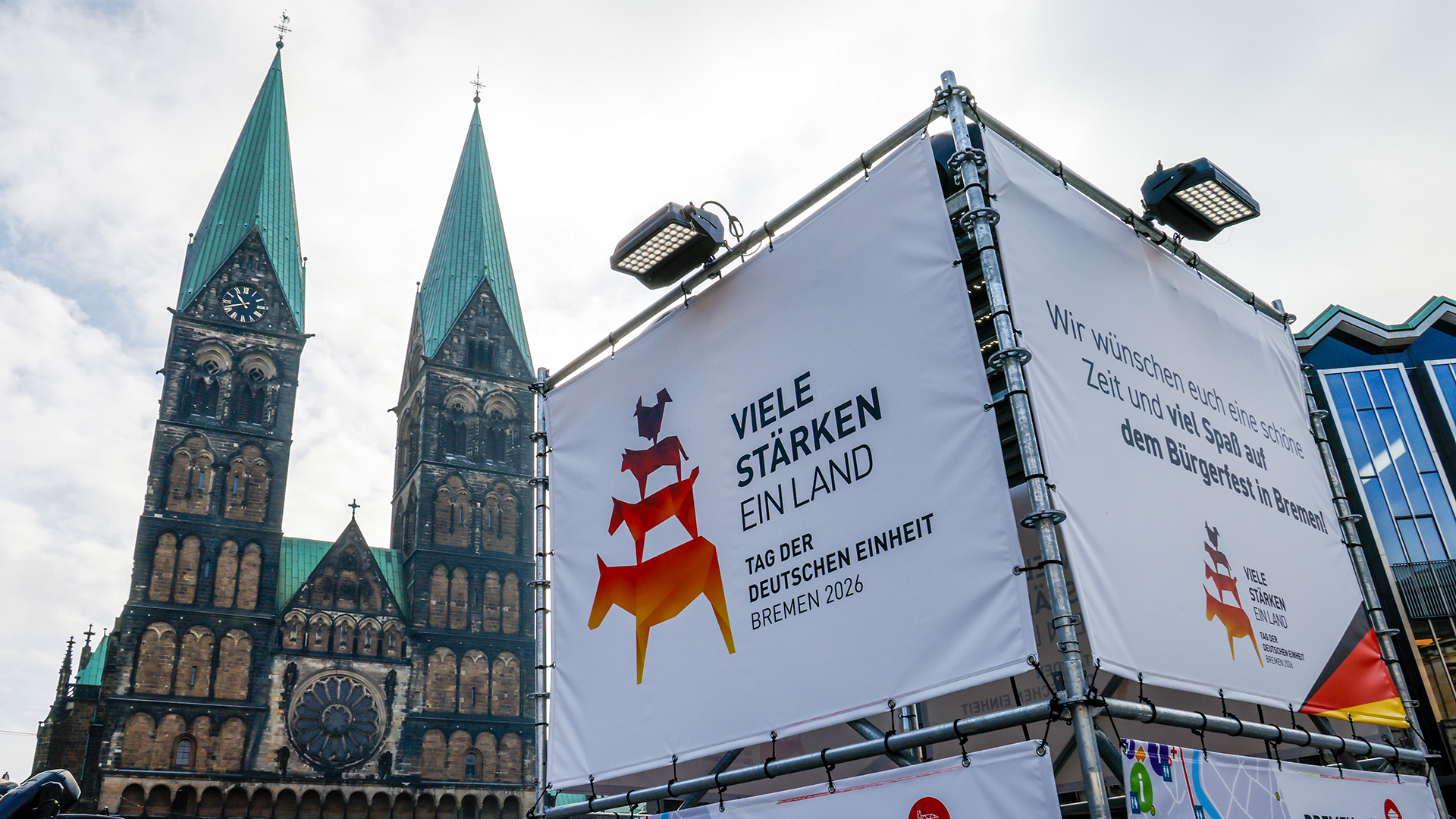 Bremen richtet unter dem Motto „Viele Stärken - ein Land“ die zentralen Feierlichkeiten zum Tag der Deutschen Einheit aus