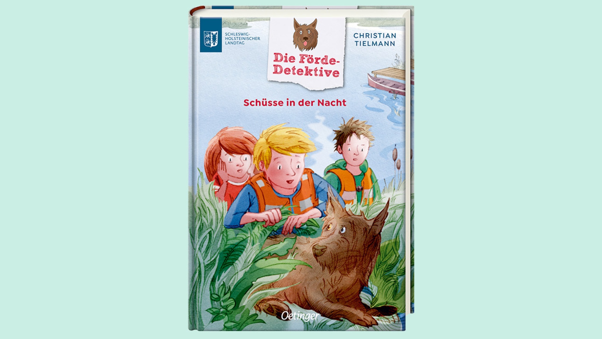 Cover des zweiten Bandes der Buchreihe "Die Förde-Detektive"