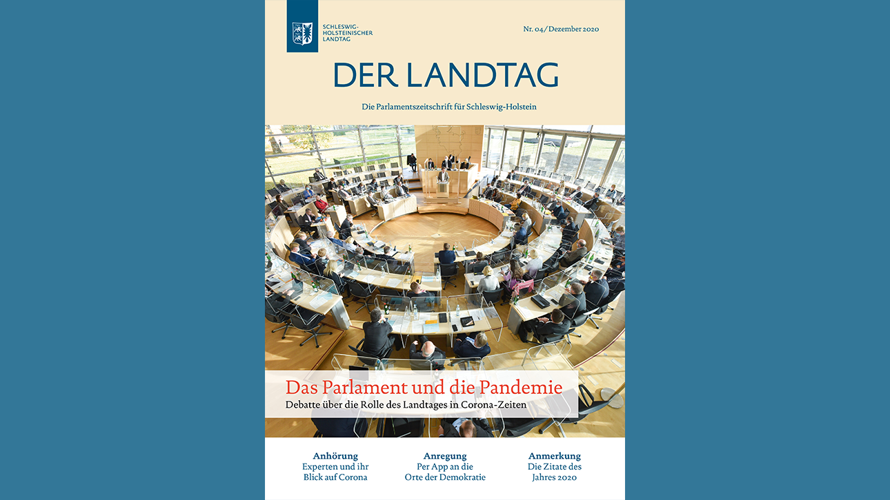 Titel der Landtagszeitschrift Ausgabe Nummer 4 2020