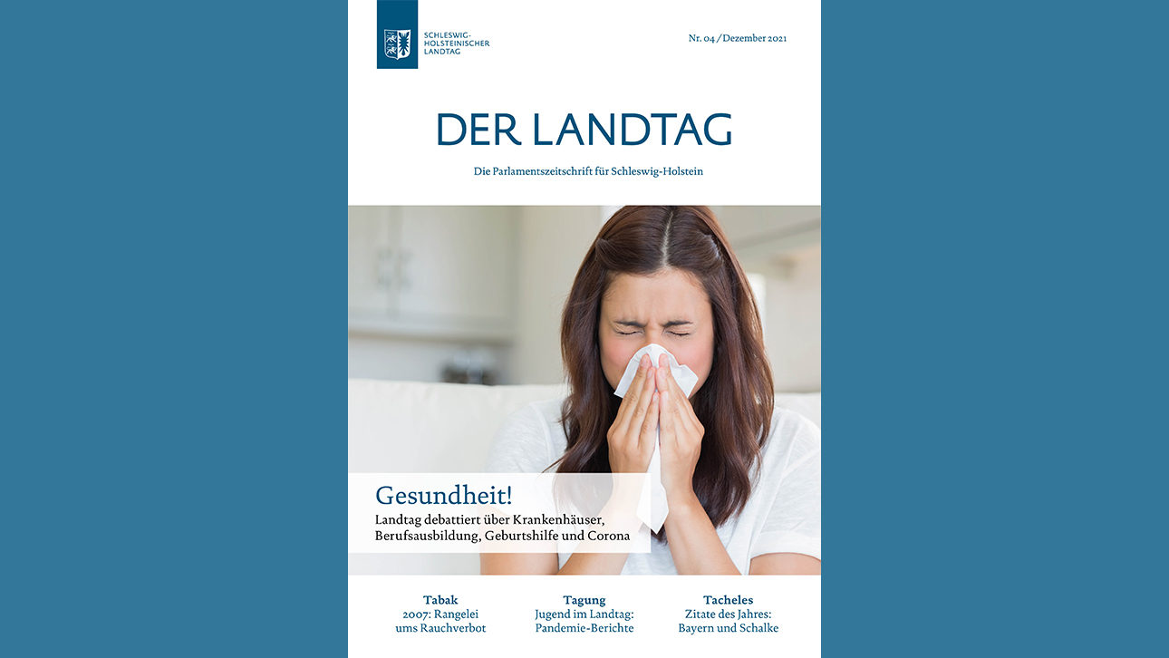Die Landtagszeitschrift wünscht „Gesundheit!“