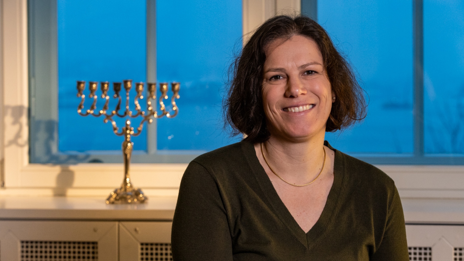 Landtagspräsidentin Kristina Herbst wünscht ein frohes Chanukka-Fest.