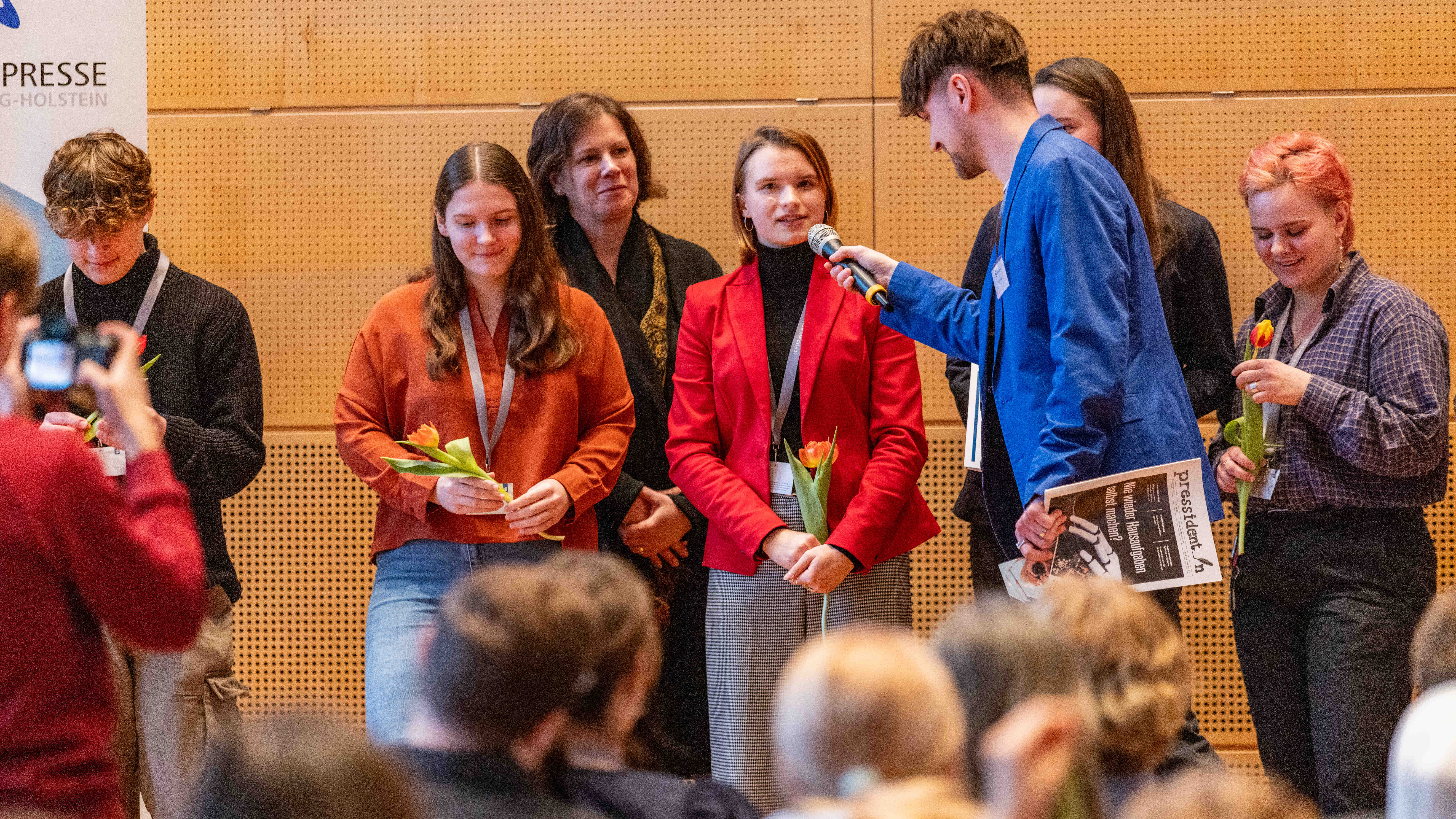 Preisverleihung des Schülerzeitungswettbewerbs im Landtag