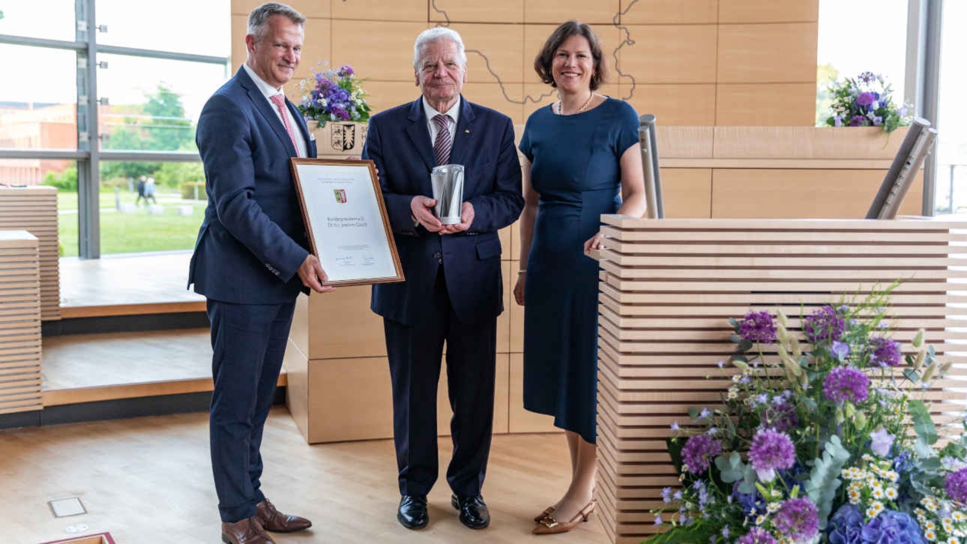 24_05_21_Schleswig-Holsteinischer Demokratiepreis 2024 an Bundespräsident a.D. Dr. h.c. Joachim Gauck_SE2_0055_web_ses © Foto: Landtag, Sönke Ehlers