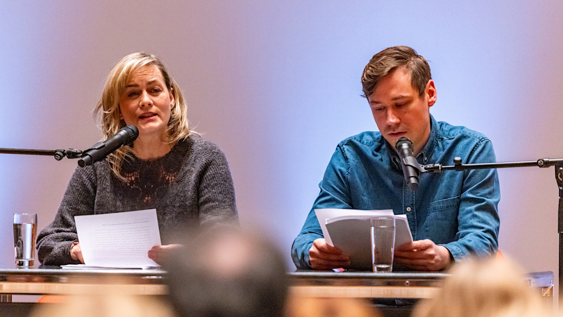 Mit Gesine Cukrowski und David Kross konnten für die szenische Lesung zwei deutschlandweit und international bekannte Schauspieler gewonnen werden. 
