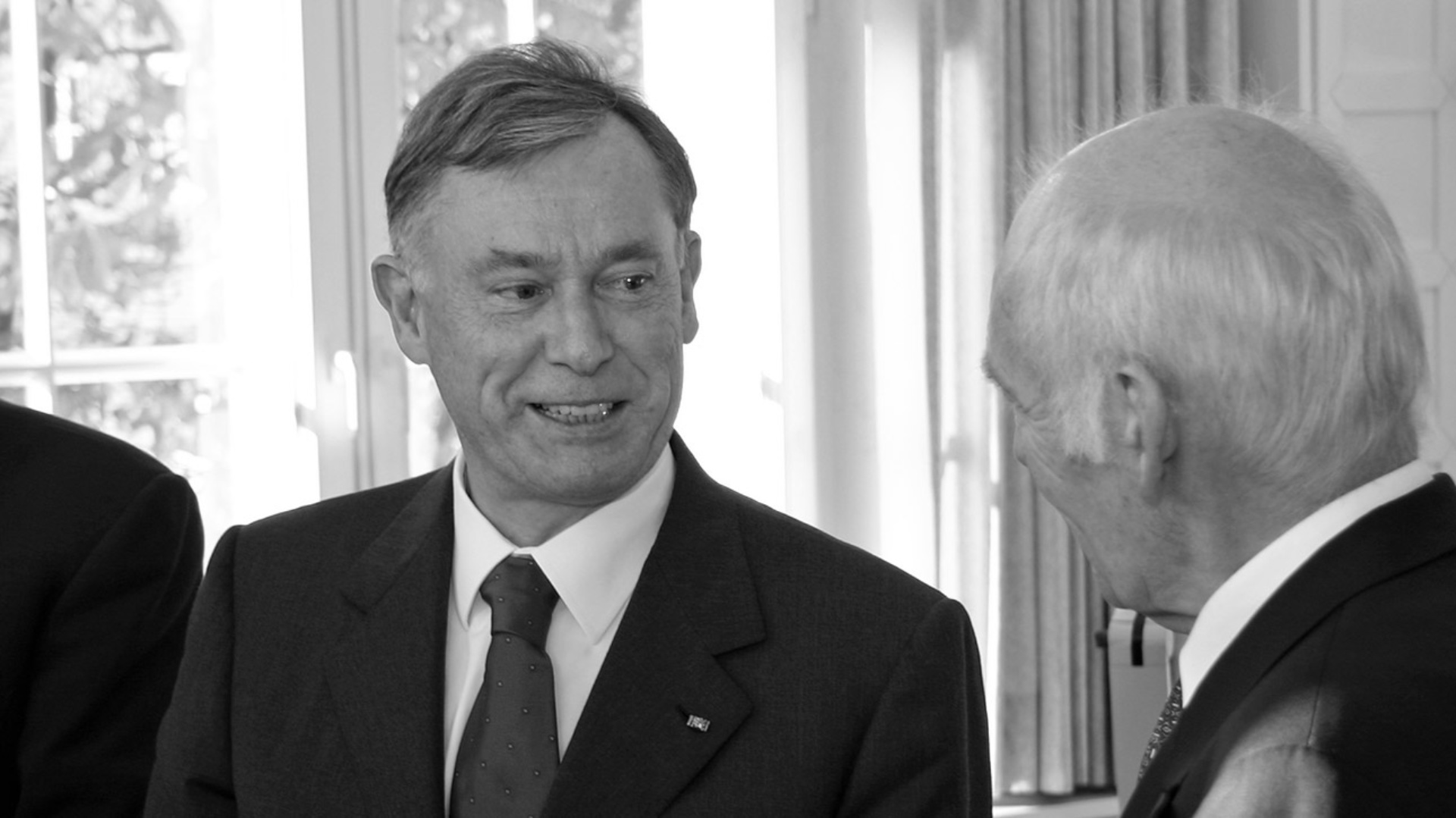 Oktober 2004: Bundespräsident Horst Köhler bei seinem Antrittsbesuch in Schleswig-Holstein im Gespräch mit Landtagspräsident Heinz-Werner Arens