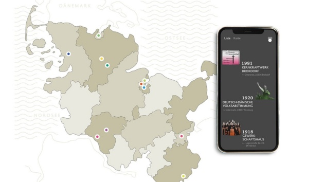 Übersicht Orte der Demokratie in Schlesweig-Holstein