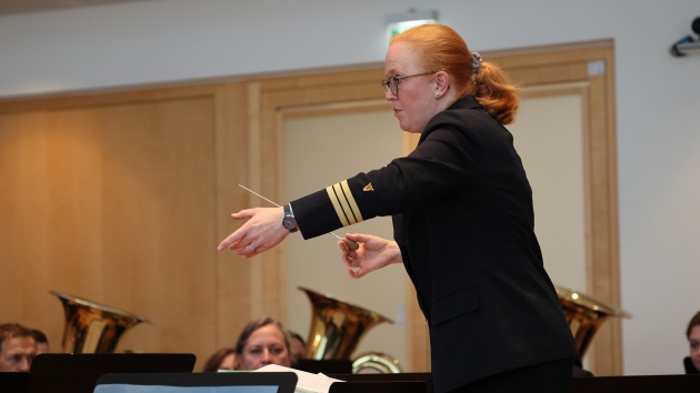 Marinemusikkorps Inga Hilsberg Korvettenkapitän © Foto: Landtag, Sönke Ehlers