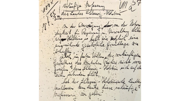 „Vorläufige Verfassung des Landes Schleswig-Holstein“ vom 12. Juni 1946.