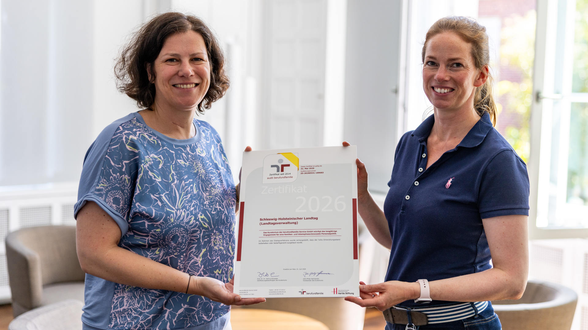 berufundfamilie Re-Auditierung Kristina Herbst Johanna Tüns
