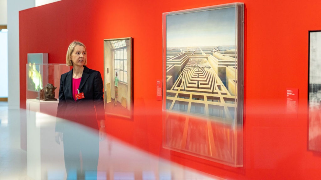 Regina Göckede, stv. Leiterin der Kunsthalle und Kuratorin der Ausstellung.