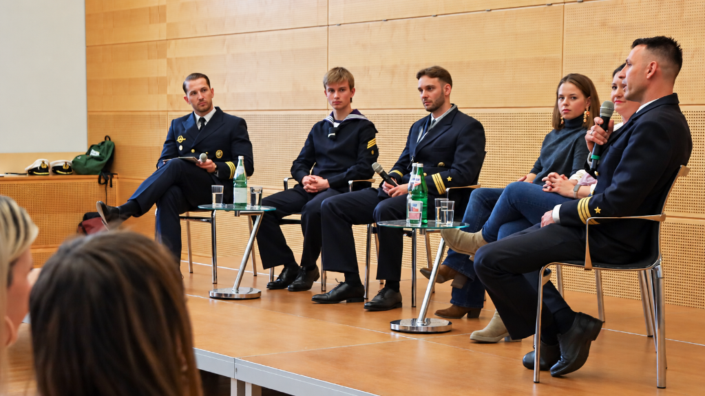 Marine-Podiumsgespräch mit Publikum