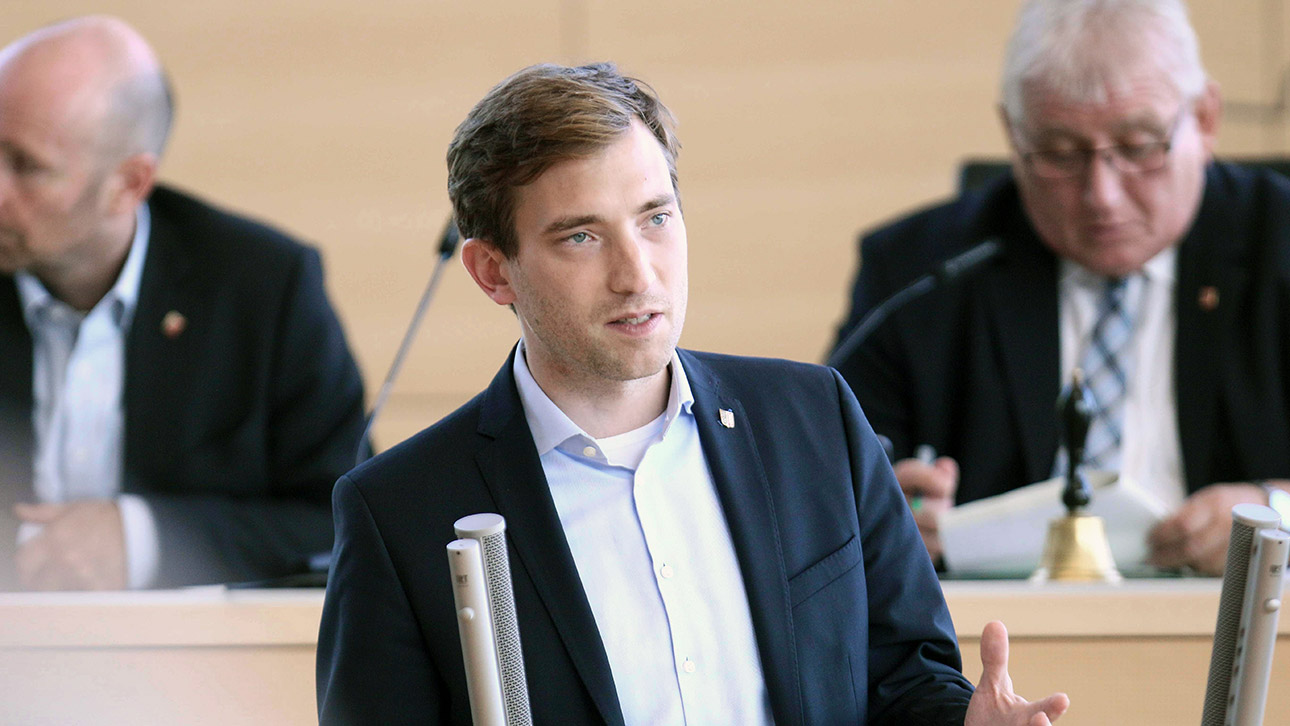 Kilian, Lukas CDU Abgeordneter Plenersaal 