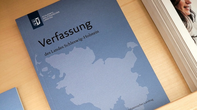 Die Druckversion der Verfassung des Landes Schleswig-Holstein