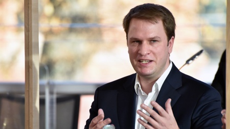 FDP-Fraktionschef Christopher Vogt hält eine Rede im Schleswig-Holsteinischen Landtag.