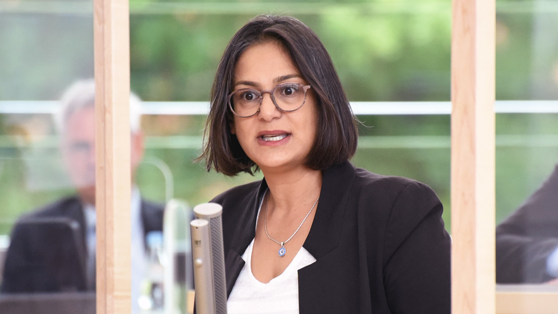 Midyatli, Serpil SPD Plenum © Foto: Thomas Eisenkrätzer Die SPD-Abgeordnete Serpil Midyatli hält eine Rede im Schleswig-Holsteinischen Landtag