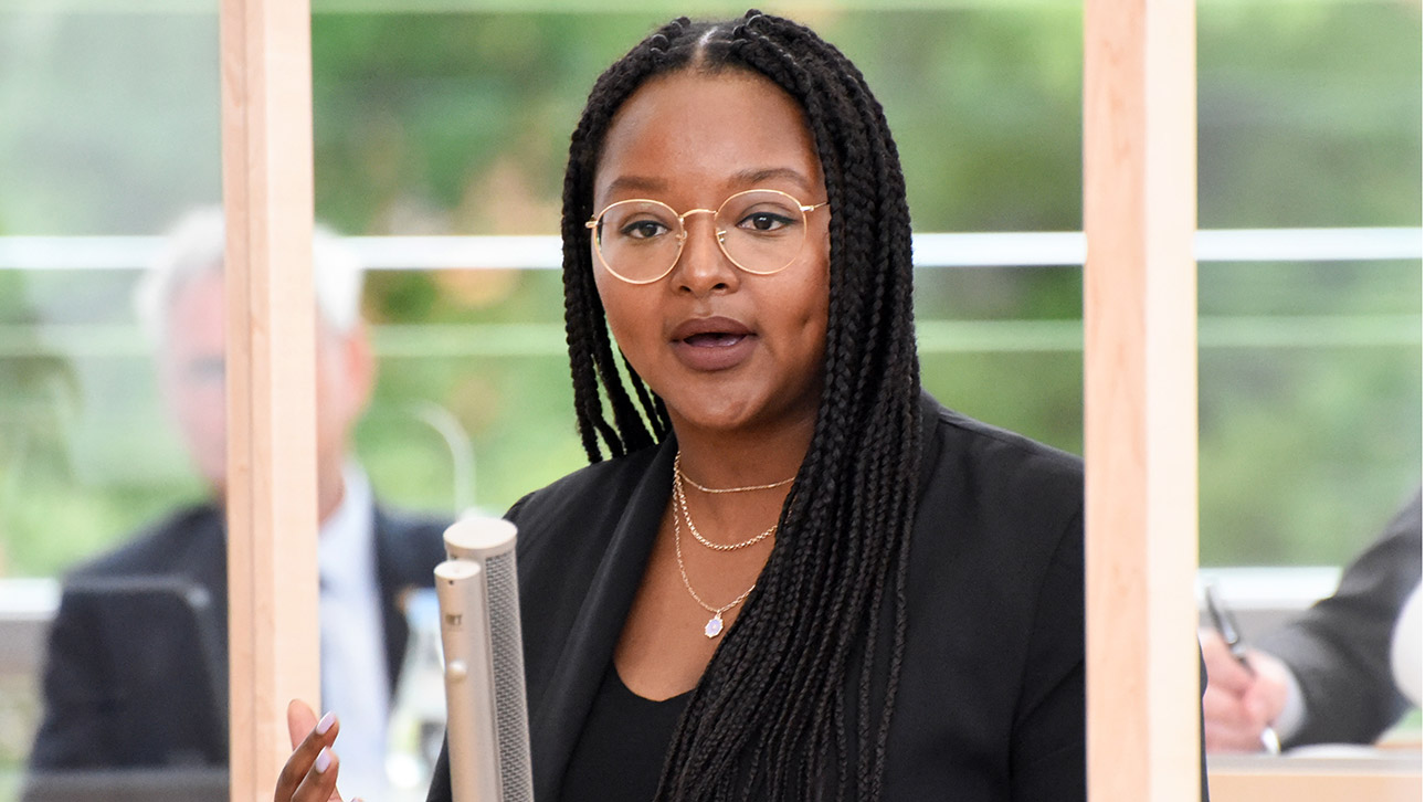 Touré Aminata Grüne Plenum