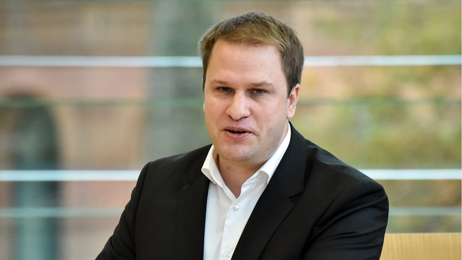 FDP-Fraktionschef Christopher Vogt hält eine Rede im Plenarsaal des Schleswig-Holsteinischen Landtages