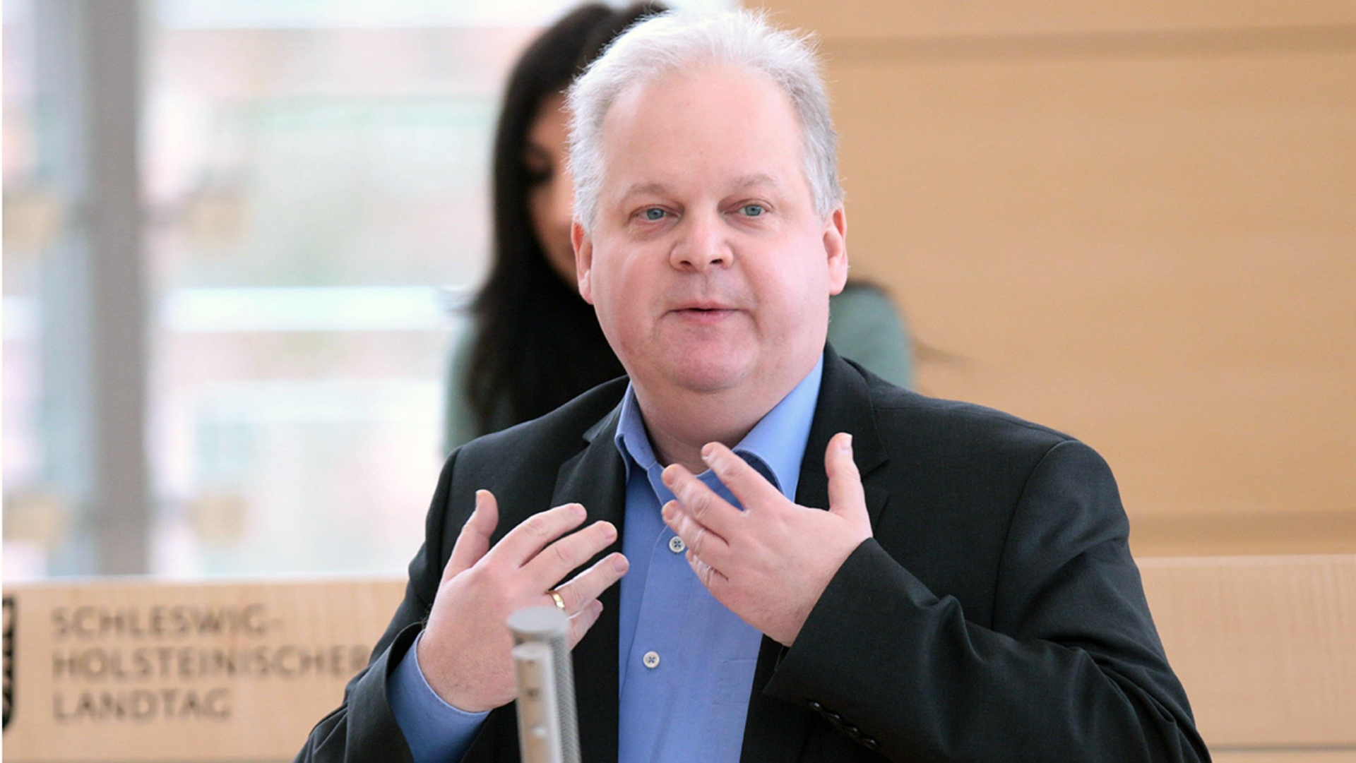 Dolgner, Kai SPD Plenum © Foto: Michael August Der SPD-Abgeordnete Kai Dolgner hält eine Rede im Plenarsaal des Schleswig-Holsteinischen Landtages.