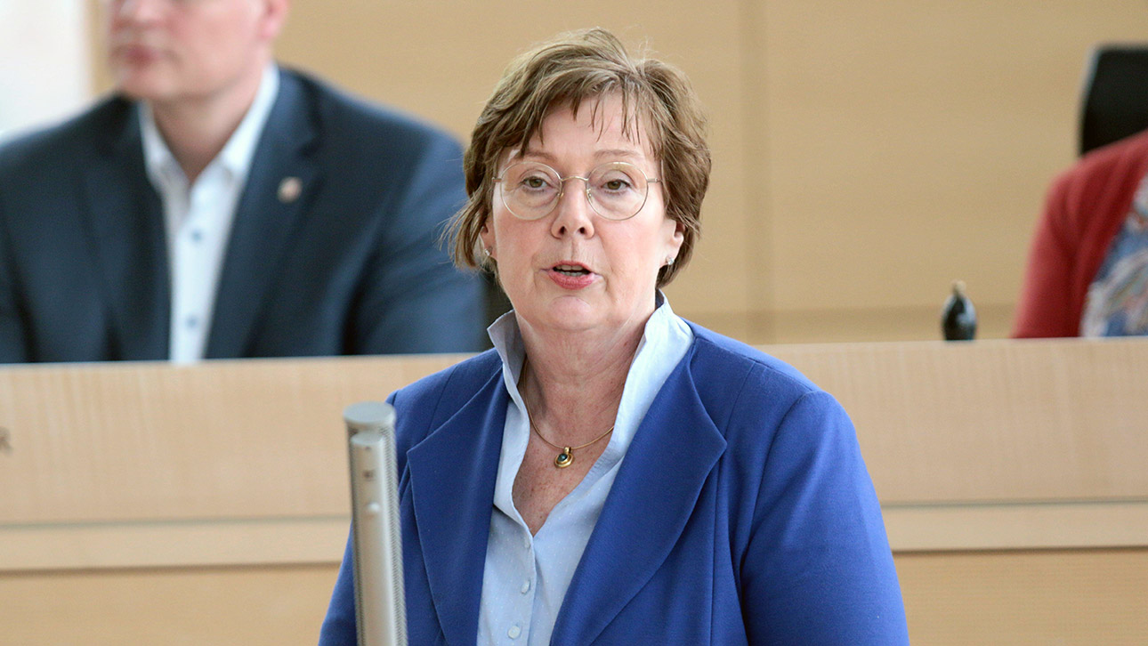 Sütterlin-Waack Sabine Innenministerin CDU Plenum