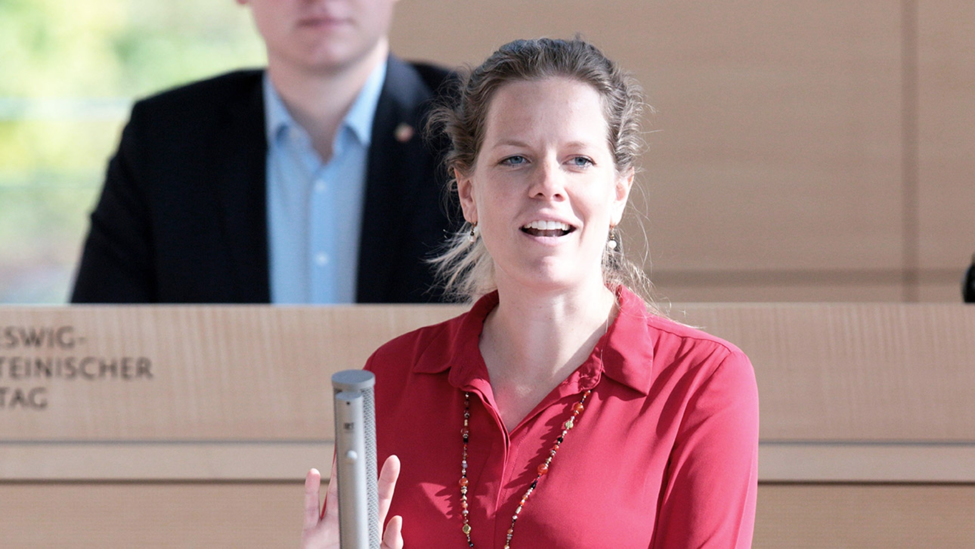 Schmachtenberg, Cornelia CDU Plenum © Foto: Michael August Die CDU-Abgeordnete Cornelia Schmachtenberg hält eine Rede im Plenarsaal des Schleswig-Holsteinischen Landtages