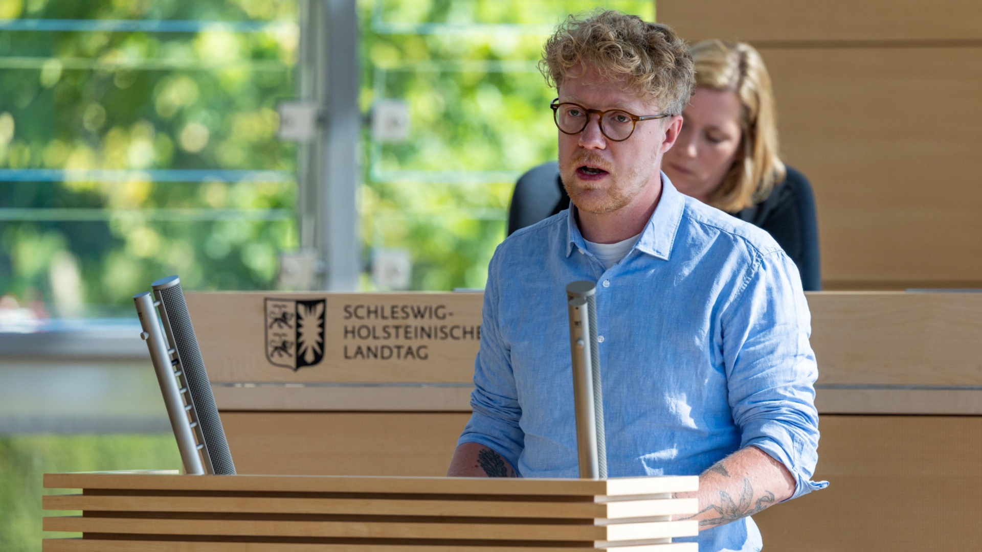 26_08_26_SES27315_petersdotter_web © Foto: Landtag, Sönke Ehlers Lasse Petersdotter (Grüne)