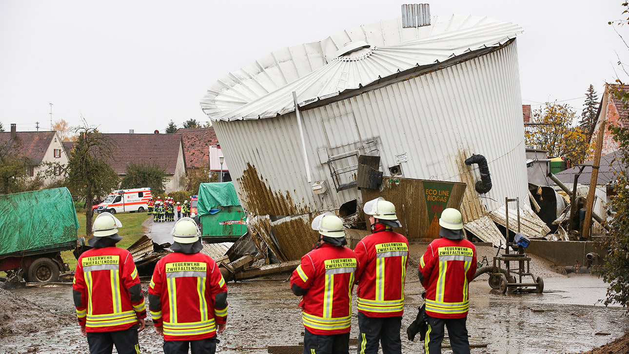 Biogasanlage Unfall Illustration Baden-Württemberg Riedlingen-Bechingen