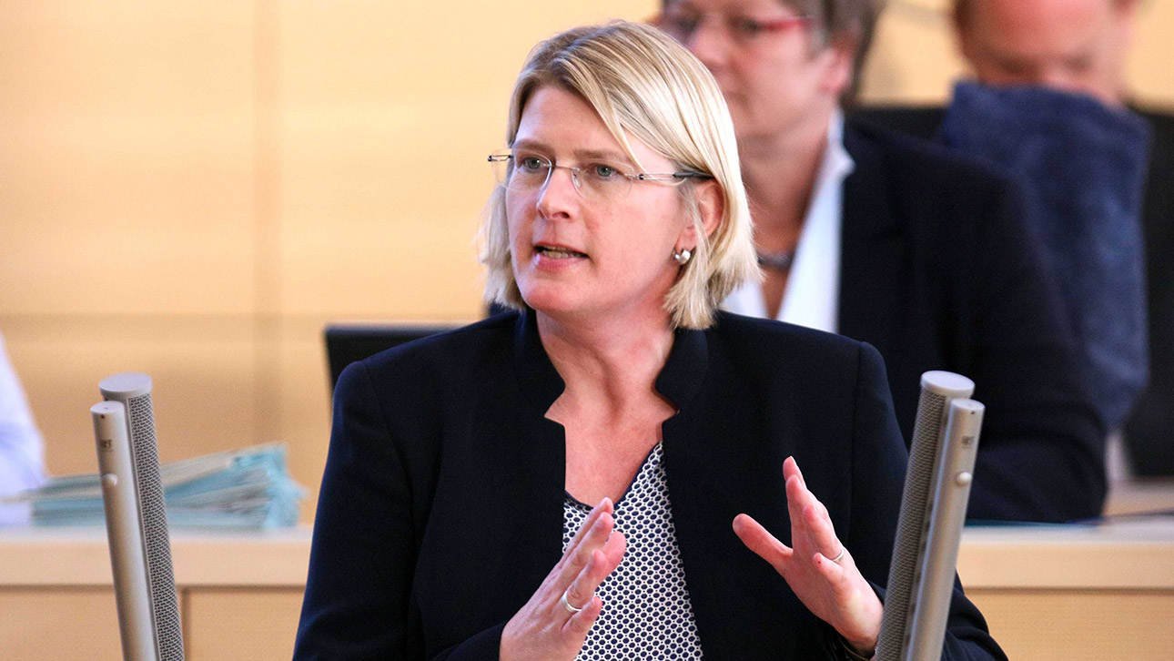 Bild der scheidenden Abgeordneten Marret Bohn (Grüne).