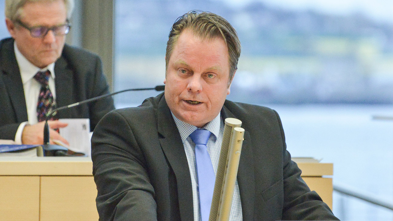 Bild des scheidenden Abgeordneten Wolf Rüdiger Fehrs (CDU).
