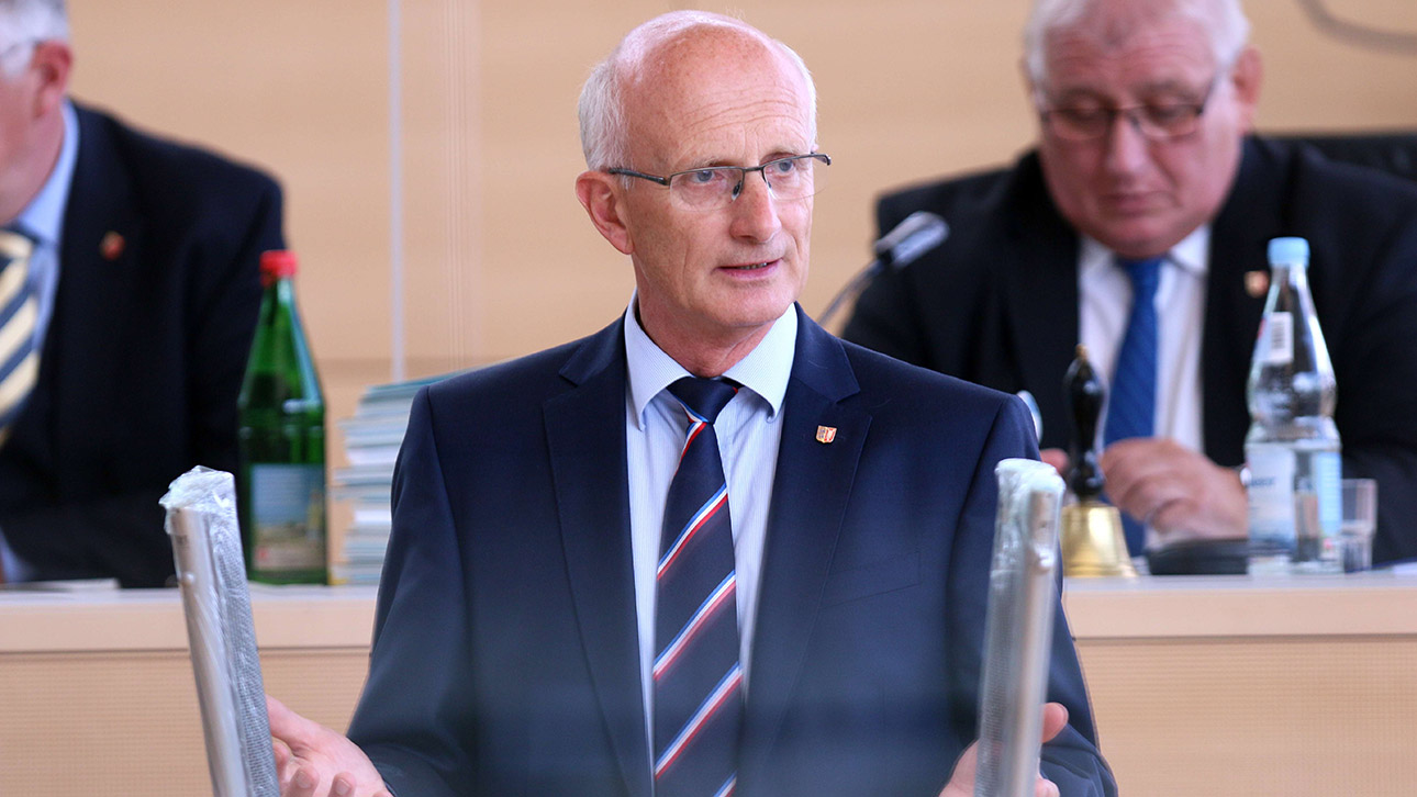 Bild des scheidenden Abgeordneten Klaus Jensen (CDU).