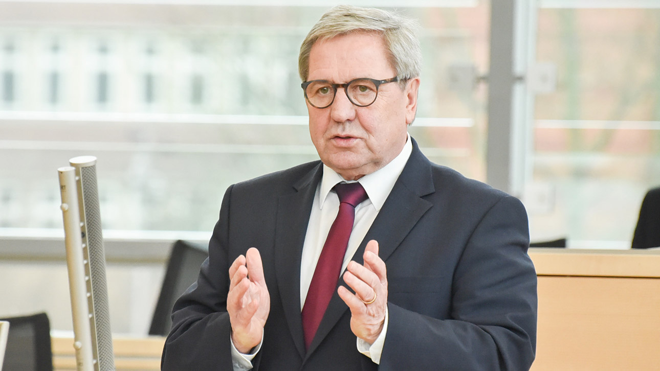 Bild des scheidenden Abgeordneten Hans-Jörn Arp (CDU). 