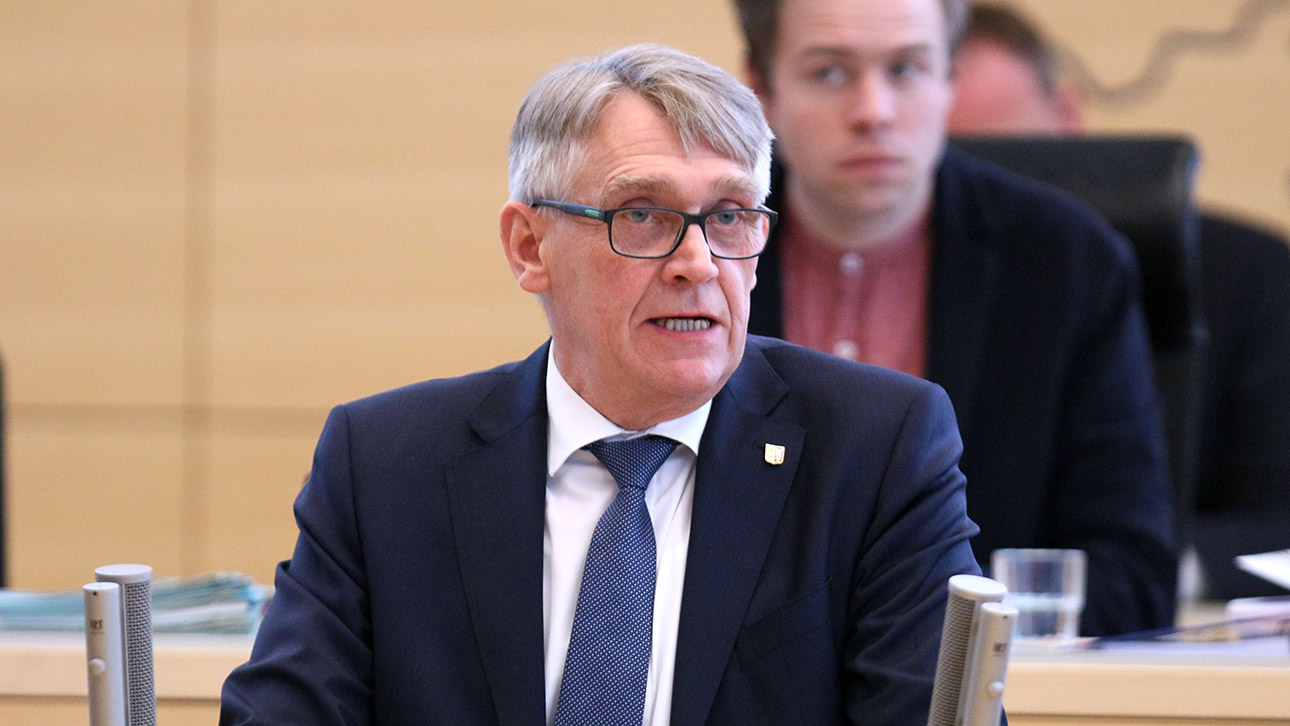 Bild des scheidenden Abgeordneten Hans Hinrich Neve (CDU).