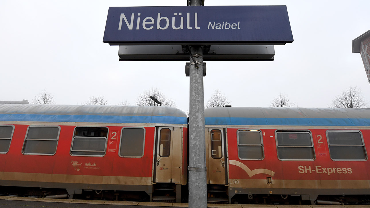 Marschbahn Bahnhof Niebüll